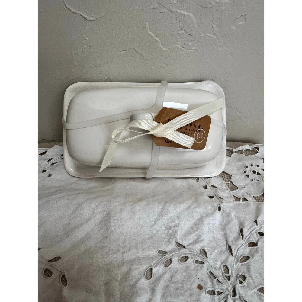 Rae Dunn BUTTER dish NWT 2026